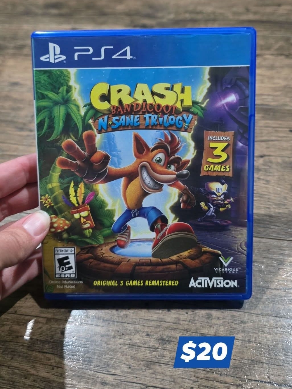 Crash Bandicoot N. Sane Trilogy - Blue PS4 Game